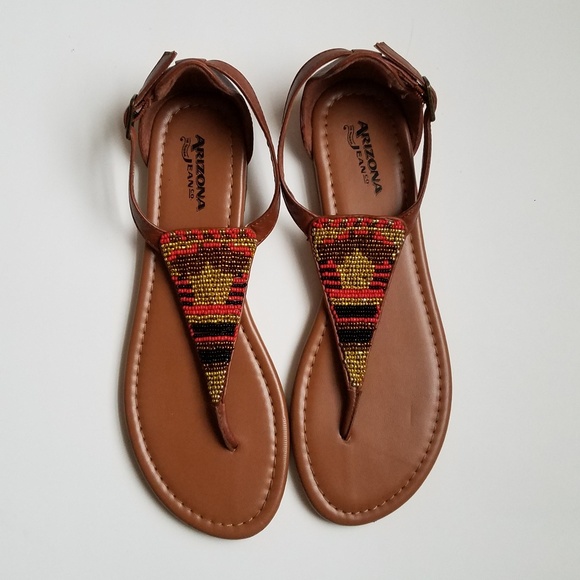 Arizona Jean Company Shoes - Beaded boho sandals